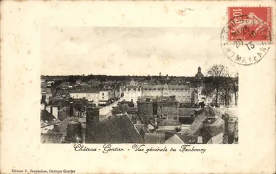 Castelo-Gaontier - Vista geral do Faubourg — Edição P. Jacquelina, Castelo-Gontier