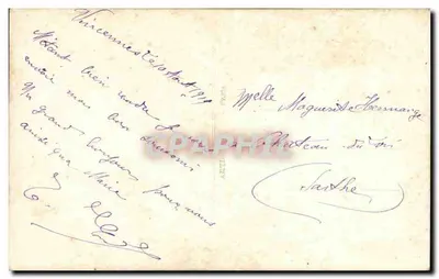 Róże miłosne — Myśli serca — seria 3005 C — Rewers