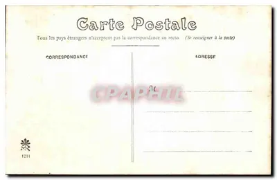 Orléans - Igreja de São Vicente — editor desconhecido, n° de série 1211 — Verso