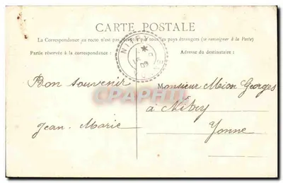 Reims — Catedral — Pequena Porta — editor Nitry, n°88 — Verso