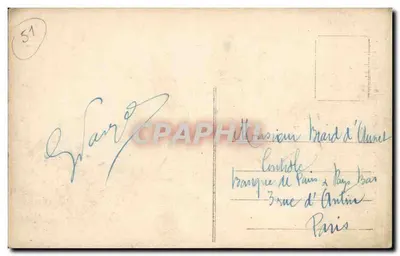 Reims — Portal da Catedral e Estátua de Joana d'Arc — Thullier, editor, Reims, n°76 — Verso