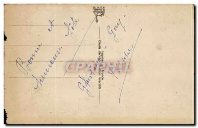 Buquê de tulipas — Feliz Aniversário — editor R. HAMEL — Verso