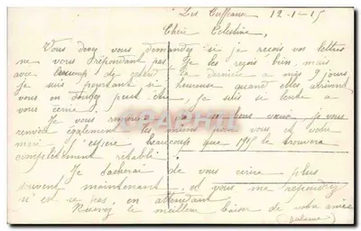 Mujer junto a una casa — marco floral — editor anónimo, n.º 564 — Reverso