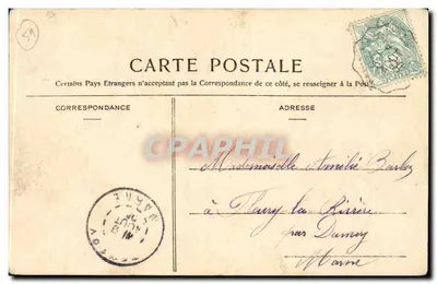 Ay — O Hotel de Ville — Mouignu, édit. — Verso