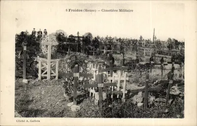 Froidos (Meuse) — Cementerio Militar — Cliché A. Gallois