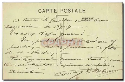 Froidos (Meuse) — Cementerio Militar — Cliché A. Gallois — Reverso