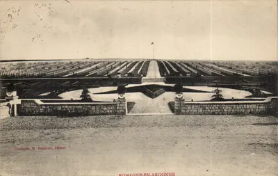 Cementerio militar de Romagne-en-Argonne — vista general — Romagne G. Depuis, editor