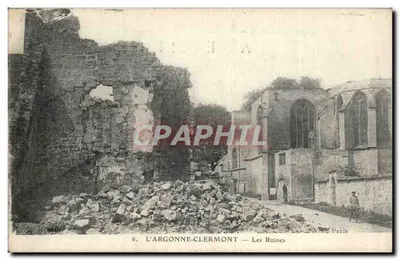L'Argonne-Clermont — Ruiny — Visat, Paryż