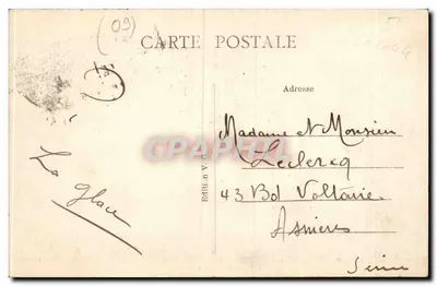 Verdun — Porte Chaussée — Éditeur V. Glauc — Verso