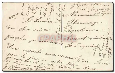 Jeune femme au bouquet de fleurs — scène de jardin avec maison à toit rose — éditeur non visible — Rewers