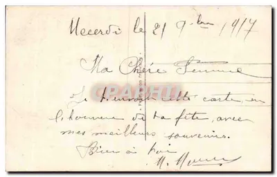 Bukiet róż — Szczęśliwego Dnia — DIX 1114/4 — Rewers
