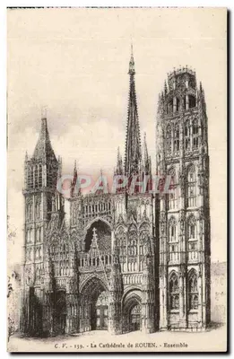A Catedral de ROUEN - Conjunto - C.V. - 139