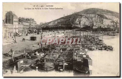 Rouen — O Quai de Paris e a Côte Sainte-Catherine — C.V. 267