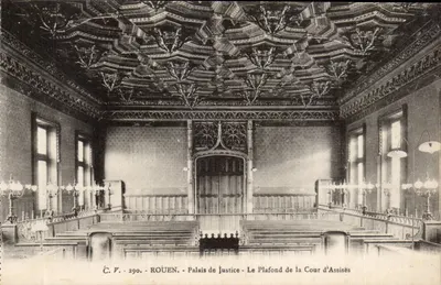 Rouen - Palácio de Justiça - O Teto da Câmara Criminal