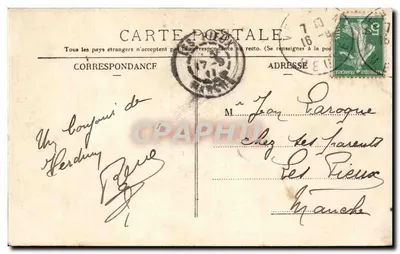 Verdun — Vista generale della Caserma Miribel — A. Nicolas, editore, Verdun — Verso