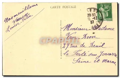 Le Rody-Moulin-Blanc (Finistère) — vista del porto — Collezione Le Gush — Verso