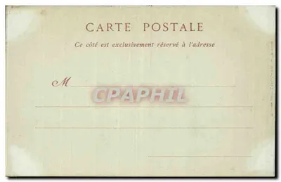 PÉRIGUEUX — El portal de la Catedral de Saint-Front — Mademoiselle DELBOS, Librería, Périgueux — Reverso