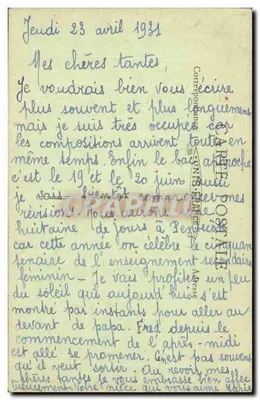 Clermont-Ferrand — Praça Blaise-Pascal — L'Auvergne Illustrée n°184 — Verso
