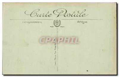 Clermont-Ferrand — A Igreja Nossa Senhora do Porto — Editor Lev Filb & Cie, Paris — Verso