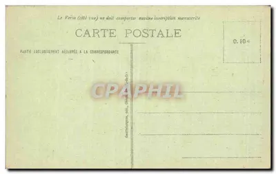 Clermont-Ferrand — Uitzicht op Jaude en de Kathedraal — G. D'O. n°1110 — Achterkant