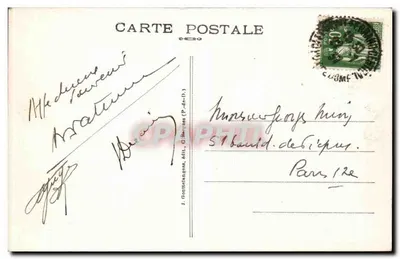 Clermont-Ferrand — Iglesia de San José — G. D'O. - 1068 — Reverso