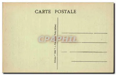 Vale de Chaudefour — Vista do Puy Ferrand — A Auvergne pitoresca — Edições « Ideal » — Verso