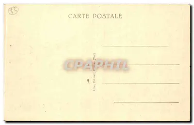 Porquerolles - Sus litorales escarpados — F. Hue, n°135 — Reverso