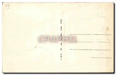 Nemours — panorama ku kościołowi św. Piotra — A.P. 44, rue Latacier, Paryż — Rewers