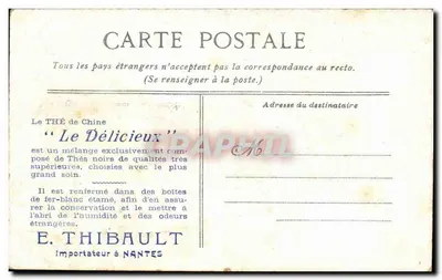 Clermont-Ferrand — Boulevard Desaix — Oferecida pela Cia do Chá 'Le Délicieux' — Verso