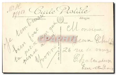 Clermont-Ferrand — A Fonte de Amboise (século XV) — LL. — Verso