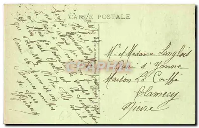 Clermont-Ferrand — Jezioro w Ogrodzie Botanicznym — a.d'o. - 1195 — Rewers