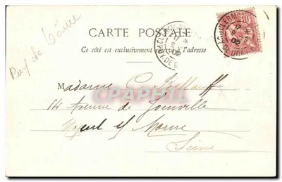 Clermont-Ferrand — Vista geral — P. Julio, editor, Clermont-Ferrand — Verso