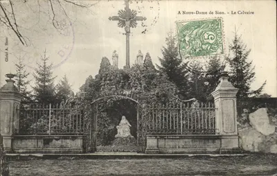 A Notre-Dame de Sion - El Calvario — Cliché A. Haas