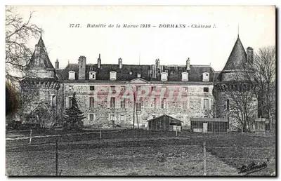 Dormans - Castelo — Batalha da Marne 1918 — Editor: La Bourse