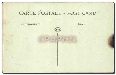 Dormans - Castelo — Batalha da Marne 1918 — Editor: La Bourse — Verso