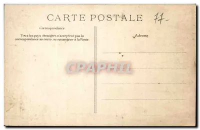 Palácio de Fontainebleau - Diana e Endimion — Edição E.T.D. n° 922 — Verso