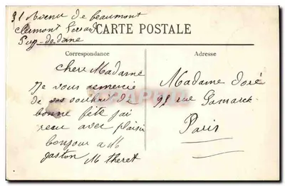 Około La Bourboule — La Bane Dordanche (Wys. 1515 m.) — LL — Rewers