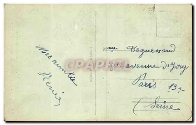 Auvergne pittoreska — La Bourboule - Kaskada Vendeix — n°3067 — Rewers