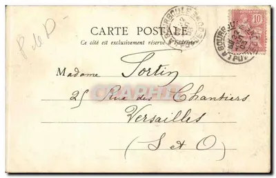 La Bourboule — Wioska Saint-Pardoux — B.F., Paryż — Rewers
