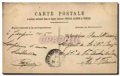 Versajles - Park Trianon - Klasztor Miłości — wydawca Albin 87 — Rewers