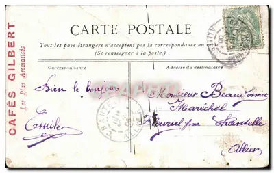 Versalles - Parque del Petit Trianon, Templo del Amor — Colección A. B. — Reverso