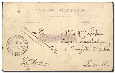 Forêt de Fontainebleau — La Roche-qui-Tremble — NFP 92 — Verso