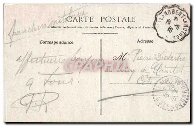 Versailles — Pátio do Norte — editor não identificado — Verso