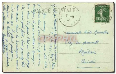 O Mont-Dore - Os Lagos da Estrada de Bessé vistos da Estrada da Grande Cascata — A Auvergne Ilustrada — Verso