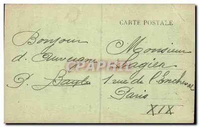 Le Mont-Dore — Les trois Éiables — Éditeur L'Auvergne, n° 321 — Verso