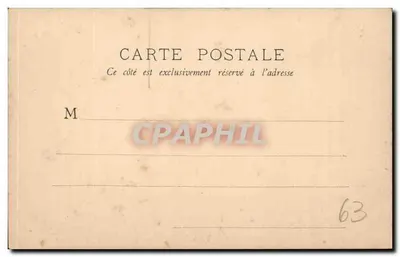 Mont-Dore — Sorgenti della Buvette — B.F., Parigi — Verso