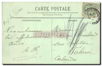 Mont-Dore — Piazza Michel Bertrand — LL. n°48 — Verso