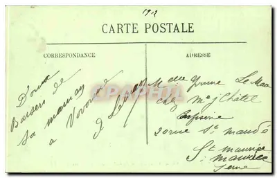 Le Mont-Dore — Estabelecimento Termal — A Galeria dos Banhos Romanos — LL. — N° 199 — Verso