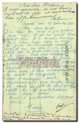 Clermont-Ferrand — Monument aos Mortos da Grande Guerra (1914-1918) e Avenidas Charras, Albert Elisabeth e Grande Bretagne — Editor Ideal, n° 4098 — Verso
