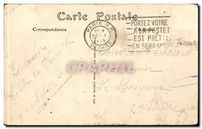 Paryż — Arc de Triomphe — L.L. — Rewers